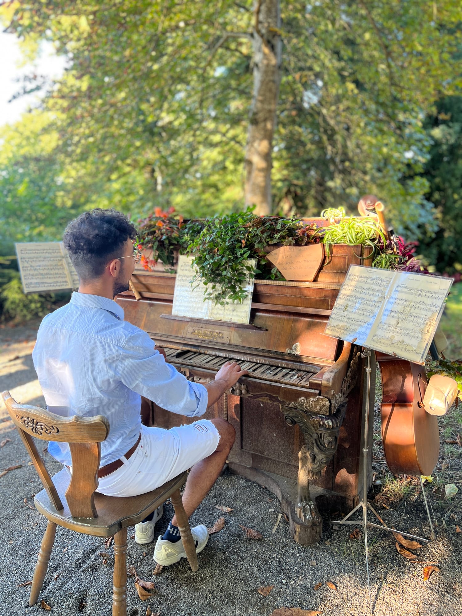 Klavier im Park
